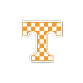 2 inch Mini Tennessee T Checkered Decal