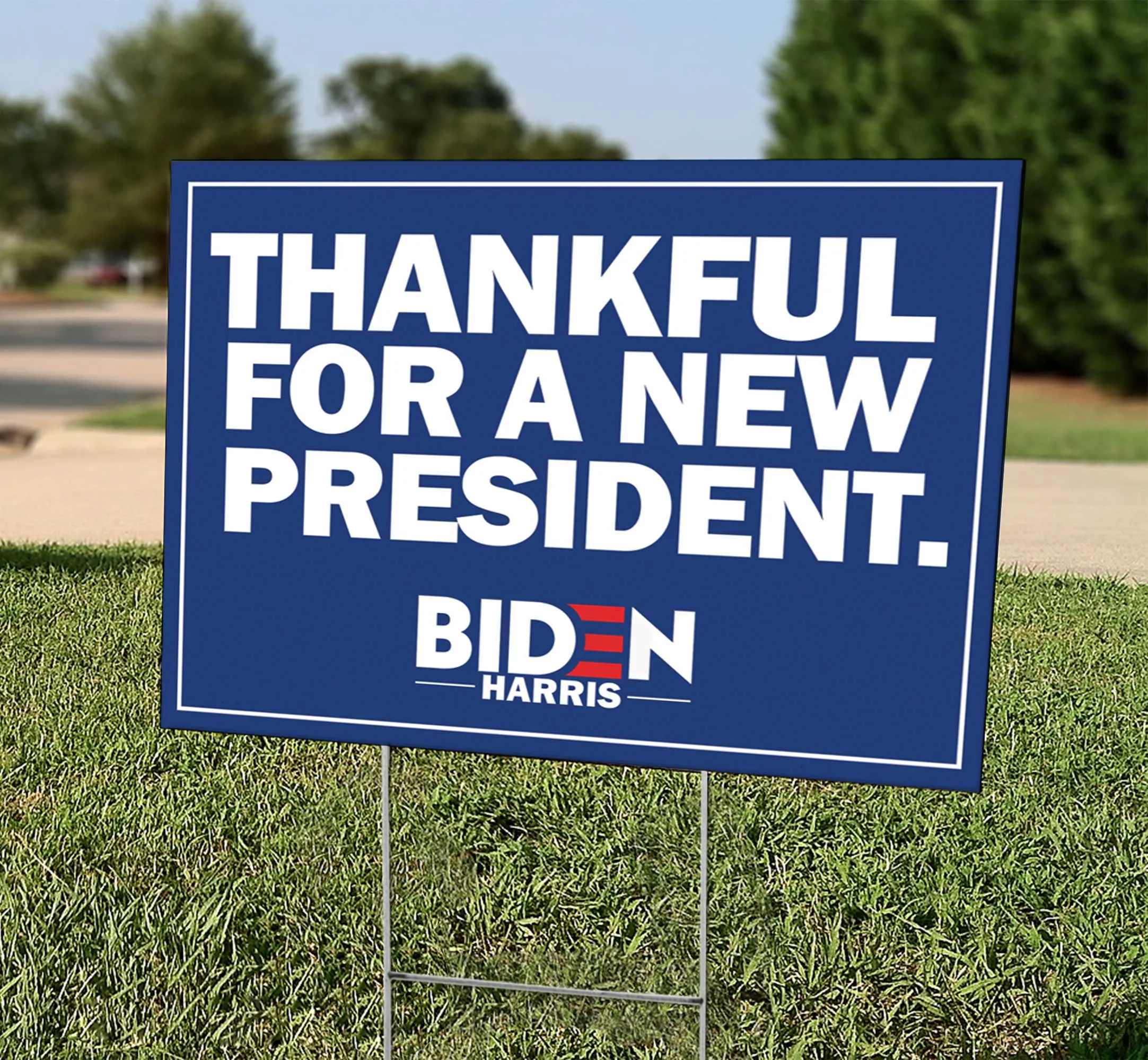 Biden Harris: Thankful