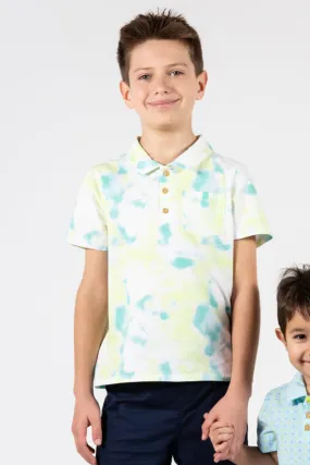 Boys and Baby Boy Shirt EGG New York Harrison Polo Tie Dye