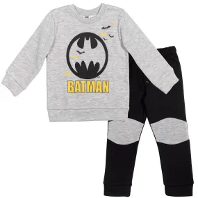 DC Comics Justice League Batman Fleece Sweatshirt and Pants Set