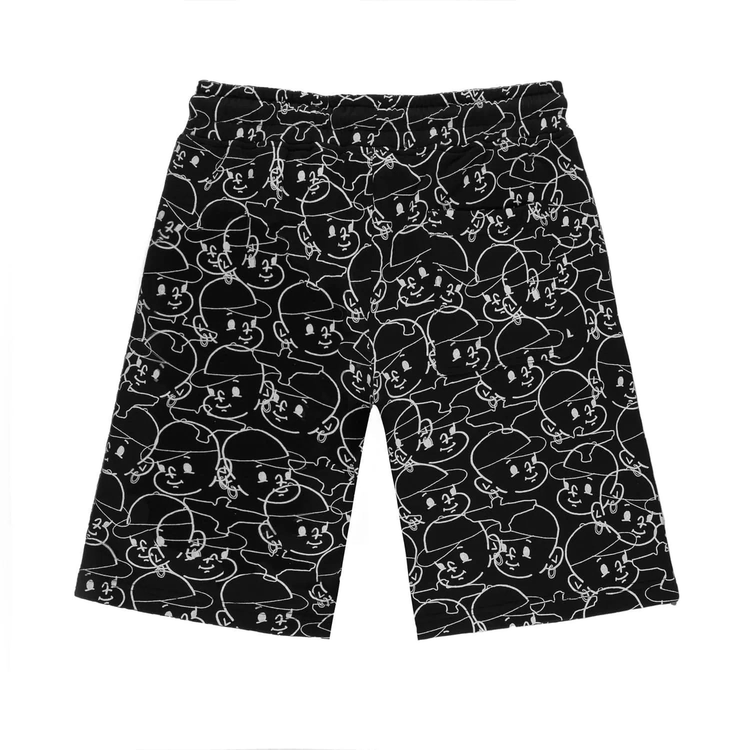 DOODLE BOY SHORTS - BLACK