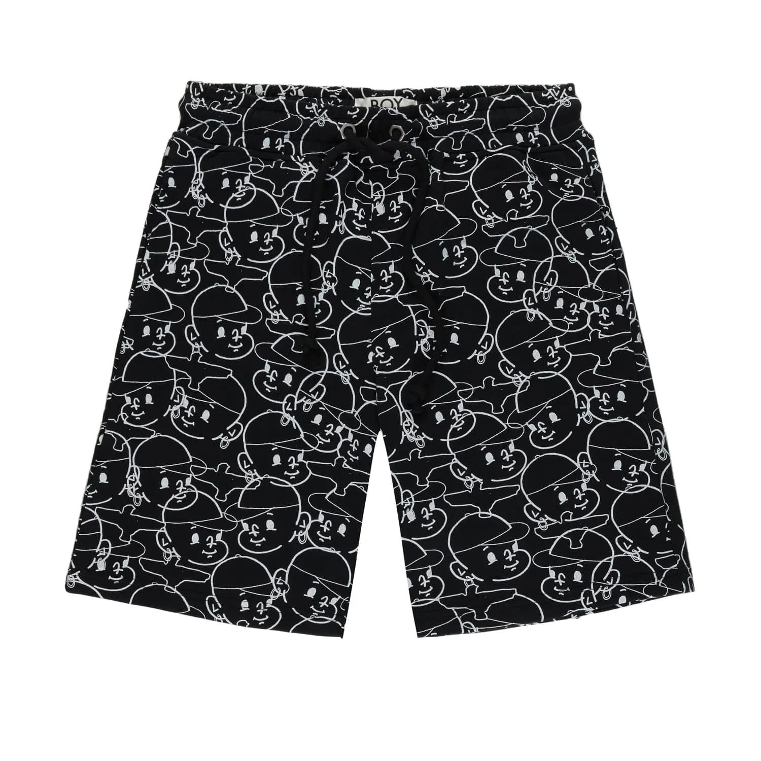 DOODLE BOY SHORTS - BLACK