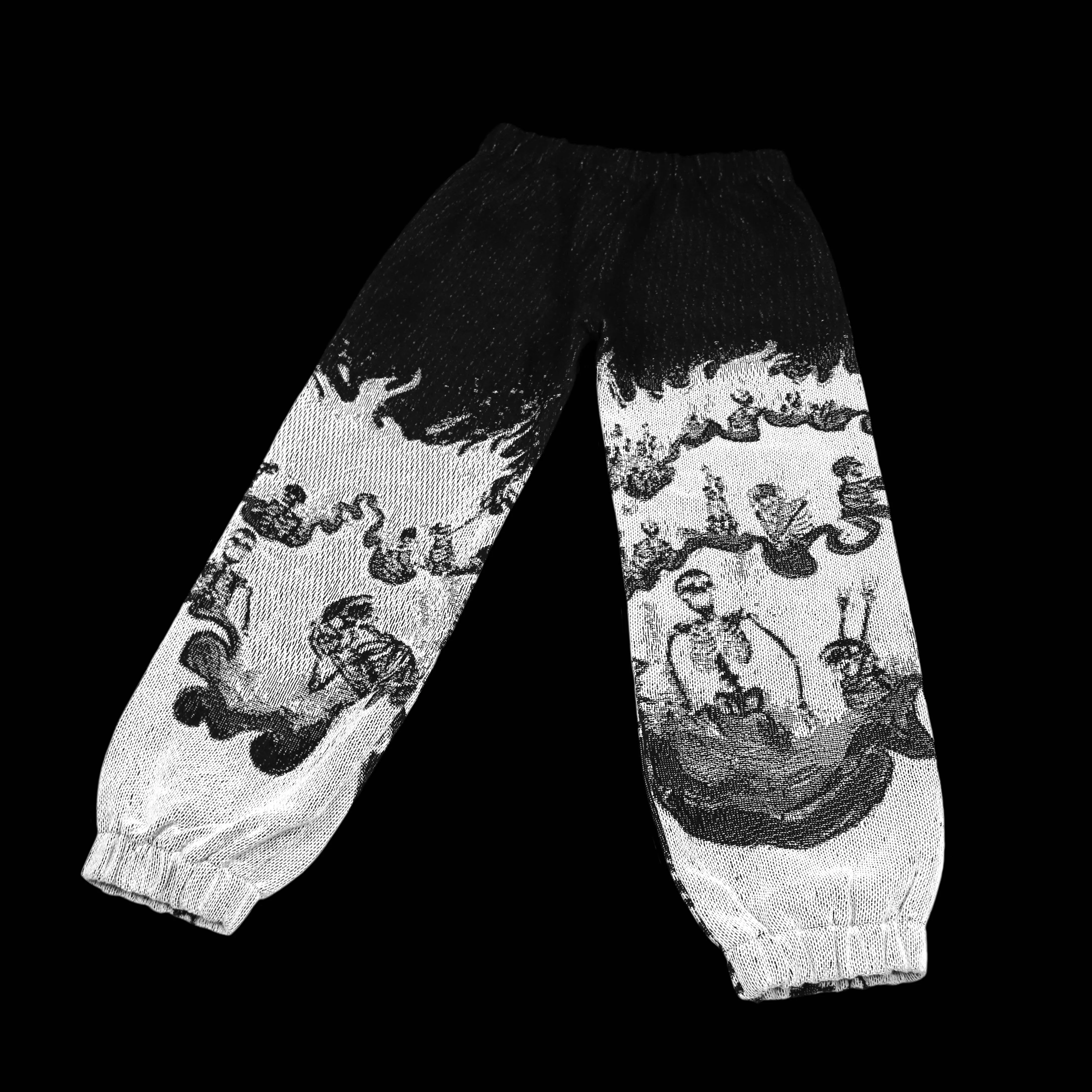 'Flaming Skeletons' sweatpants