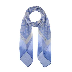 Foulard Liu-Jo Stampa Logo Blu