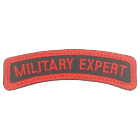 MILITARY EXPERT TAB - BLACK RED