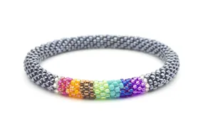 Silver Chakra Bracelet - Extended 8"