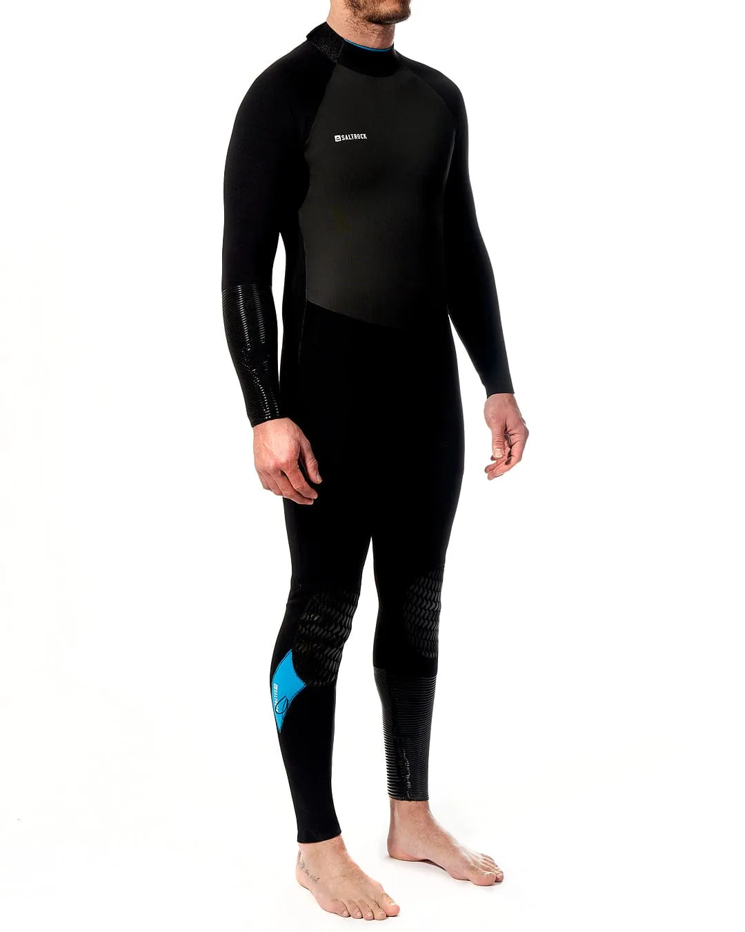 Synthesis - Mens 4/3 Back Zip Full Wetsuit - Black