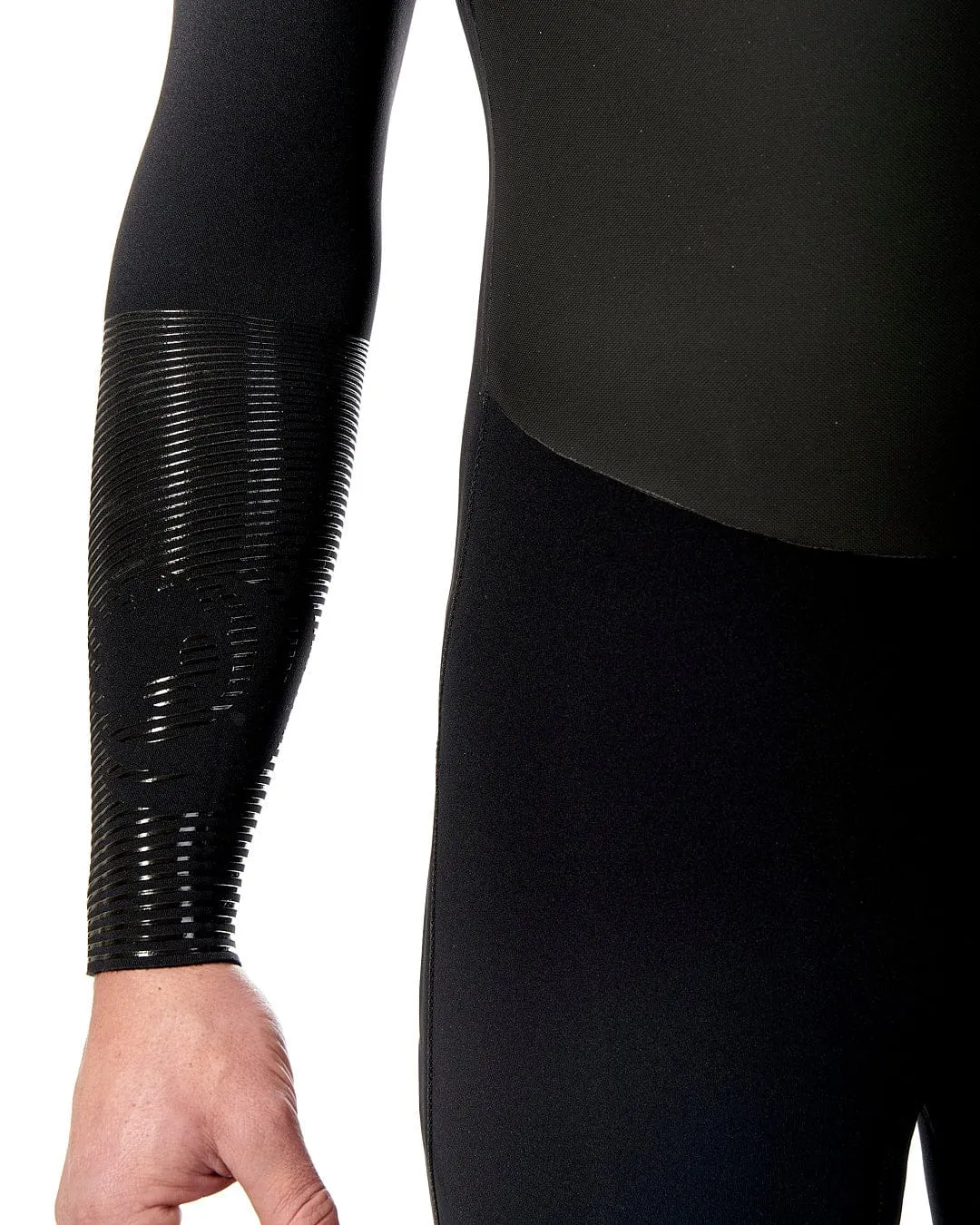 Synthesis - Mens 4/3 Back Zip Full Wetsuit - Black