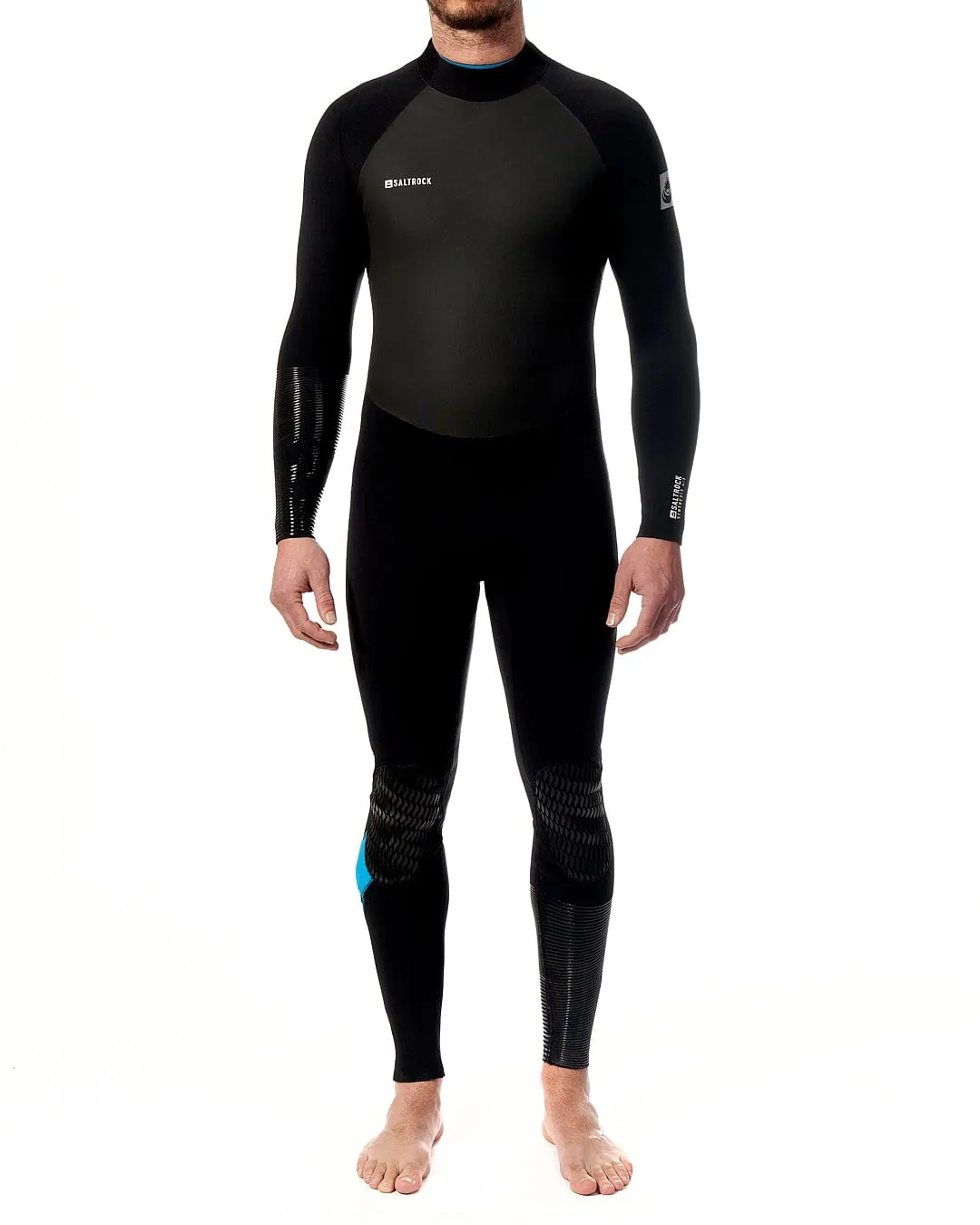 Synthesis - Mens 4/3 Back Zip Full Wetsuit - Black