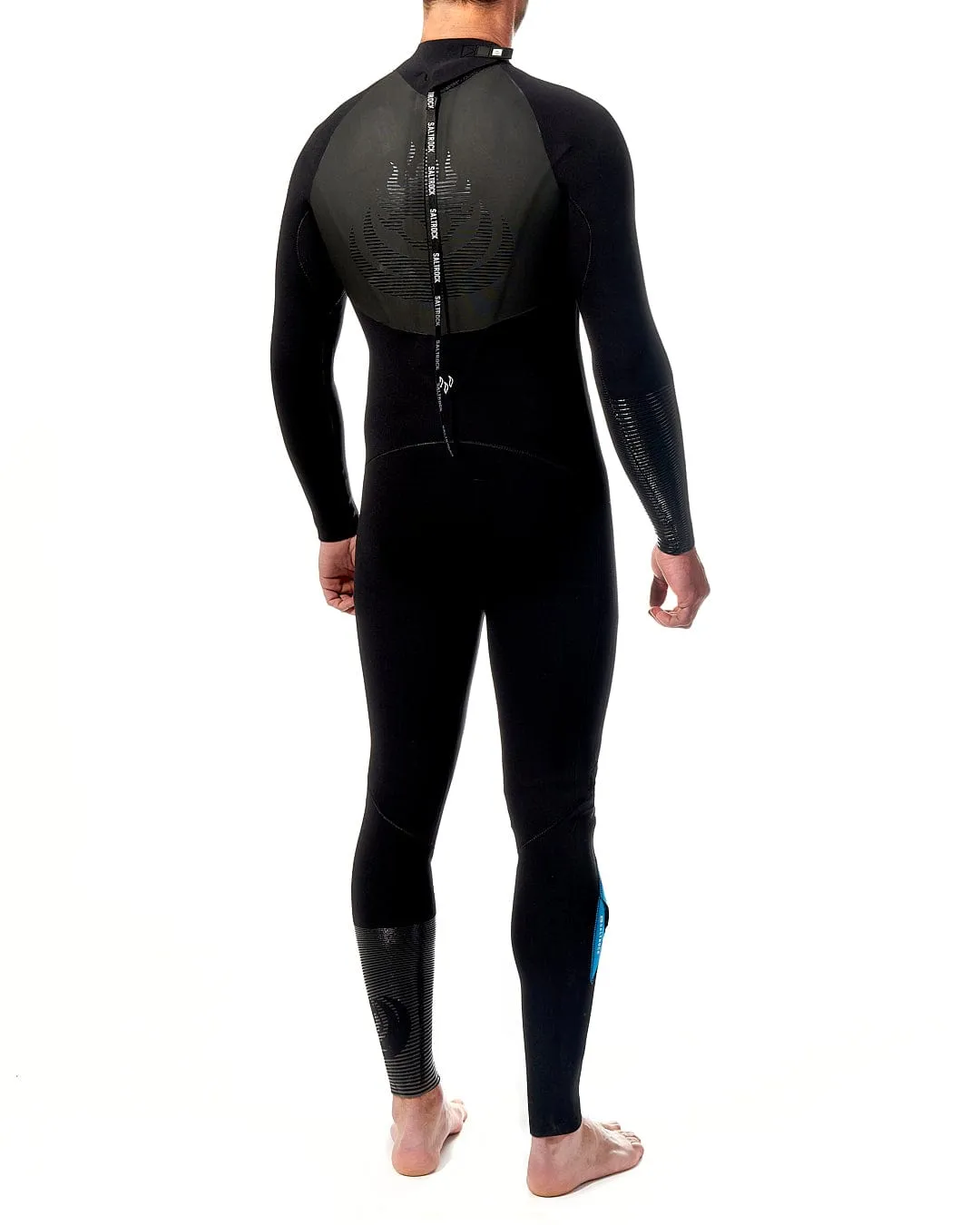 Synthesis - Mens 4/3 Back Zip Full Wetsuit - Black